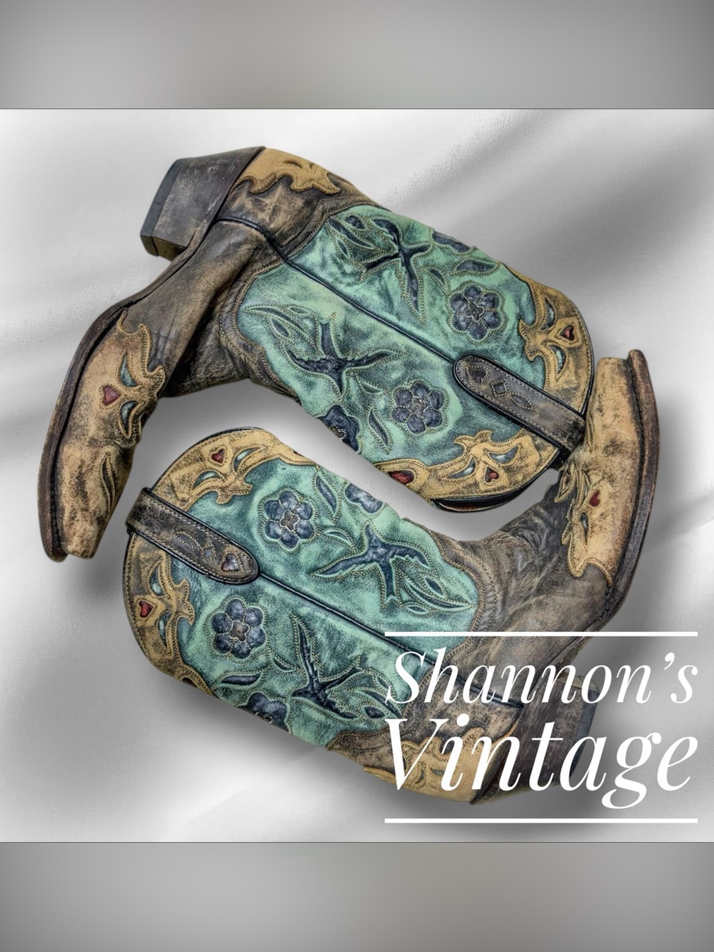Dan Post Blue Bird Women’s sz 8.5 style 3954 BOHO Western Boots